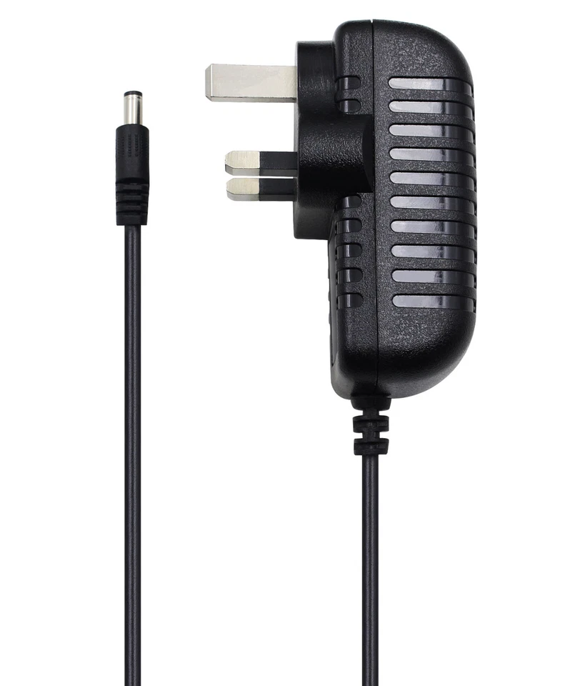 UK Power Supply Adapter Cord for SageMCOM RT190-320 T2 HD Freeview recorder - Image 1 of 1