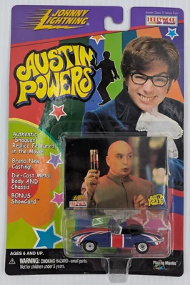 Johnny Lightning AUSTIN POWERS SHAGUAR Hollywood on Wheels w Show Card - Image 1 of 4