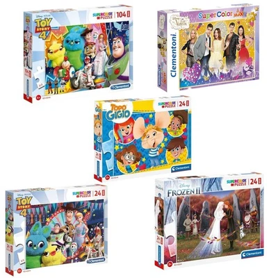 Maxi PUZZLE CLEMENTONI PER BAMBINI 24 - 104PZ - Immagine 1 di 4