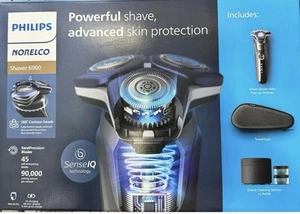 Philips Norelco Shaver 6000 Series 6900 SenselQ & Quick Clean Pod NEW SEALED - Picture 1 of 4