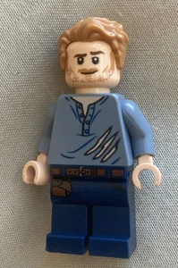 Lego Owen Grady (jw020) Minifigures Jurassic World 75929 Testa e Busto - Foto 1 di 3