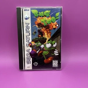 Vintage 1996 Sega Saturn Bug Too! Video Game CIB Complete - Picture 1 of 5