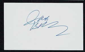 Jack Kubiszyn signed autograph auto 3x5 index card Baseball Player B2192