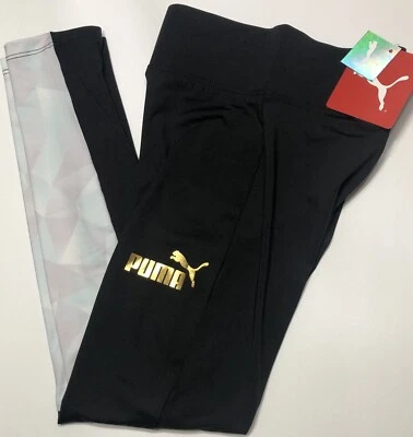 Niñas Leggings Puma Impecables Pantalones Atléticos Juveniles Deporte Yoga Ropa Activa Foto 1 de 4
