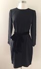 New J Crew Day-to-night Dress in Exeter Flannel Black Sz 00 H3593