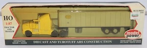 DIECAST 1:87 HO SCALE TRACTOR AND TRAILER - NEW YORK CENTRAL SYSTEM -MODEL POWER - Picture 1 of 7