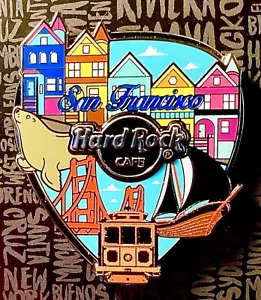 SPILLA SERIE PICK CHITARRA 3D COLLAGE HARD ROCK CAFE SAN FRANCISCO 2020 - Foto 1 di 1