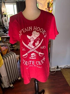 Port Company Fan Fav Disney Captain Hook Pirate Crew Est 1953 XL Tee B43 L27 - Picture 1 of 4