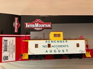 InterMountain HO CCS1068 Union Pacific White Sides Early Safety Slogans Caboose - Picture 1 of 1