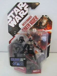 Star Wars 30th Anniversary Battle Damaged Darth Vader #12 Hasbro 2007 (Pg91E) - Bild 1 von 3