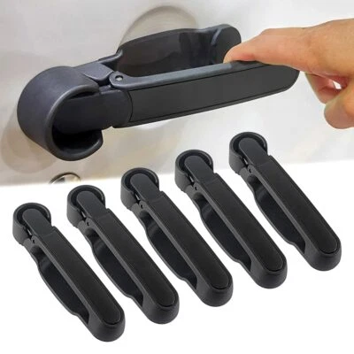 Kit de manijas de puerta negras aptas para Jeep Wrangler JK JKU 2007-2018 (5 PIEZAS) Foto 1 de 4