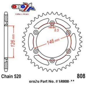 RENTHAL PIGNONE POSTERIORE TWINRING SUZ, 1230-520-49GPSI - Foto 1 di 7