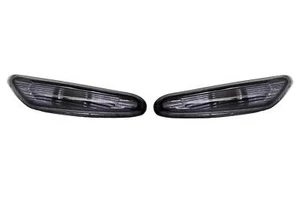 BMW 3 Serie E46 Intermitentes Juego Negro 01-05 Par pasajero conductor - Imagen 1 de 12