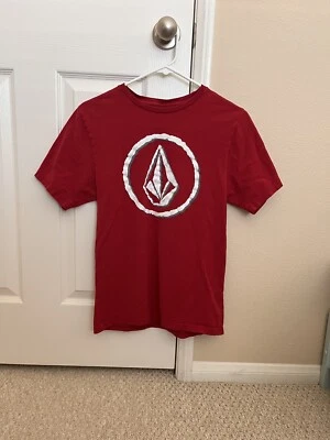 Camiseta vermelha infantil Volcom tamanho (L) 12-14 - Imagem 1 de 4