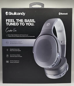 Auriculares inalámbricos sobre la oreja Skullcandy Crusher Evo - gris frío - Imagen 1 de 7