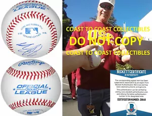 Will Ferrell toma los campos béisbol autografiado prueba exacta Beckett certificado de autenticidad - Imagen 1 de 4