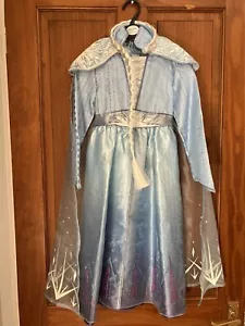 Girls Age 5-6 Frozen II Elsa Dress Up VGC  - Picture 1 of 8
