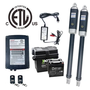 ALEKO Back Up Kit ETL Listed Opener Operator for Swing Gates up to 1760 lb - Picture 1 of 17