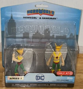 Funko Heroworld DC Series 1 Hawman & Hawkgirl 4" Figures 2018 Target Exclusive - Picture 1 of 6