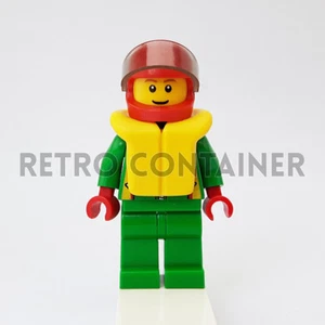 LEGO Minifigures - 1x cty002 - Octan Pilot - Town Omino Minifig Set 7244 - Foto 1 di 1