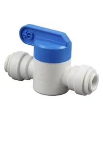 10 Total John Guest PPSV040808W Quick Connect 1/4" x 1/4" Shut-off Ball Valve - Picture 1 of 2