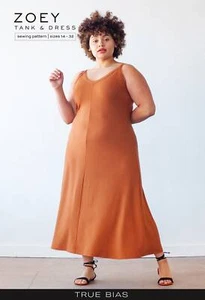 Zoey Tank & Dress - TrueBias - 14-32 - Difficulty 2/5 - Knit Fabrics - Picture 1 of 2