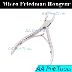 Micro Friedman Rongeur 6" strumenti ortopedici/odontoiatrici/chirurgici leggermente curvi - Foto 1 di 3