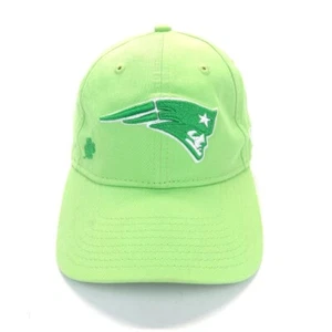 Women's New Era Patriots Lime Green Shamrock Hat with Buckle Closure EUC - Picture 1 of 7