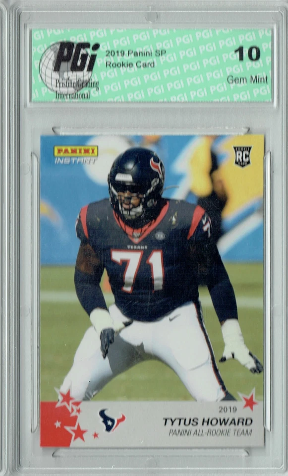 Tytus Howard 2019 Panini #8 All Rookie Team 1 of 240 Rookie Card PGI 10 - Image 1 of 1