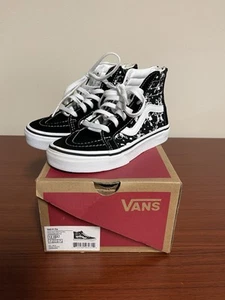 Vans Sk8-HI Zip Glow Alien SZ 12 Black Zipper Back New - Picture 1 of 10