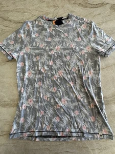 Benson Black Floral T Shirt Size XL BNWT - Picture 1 of 9