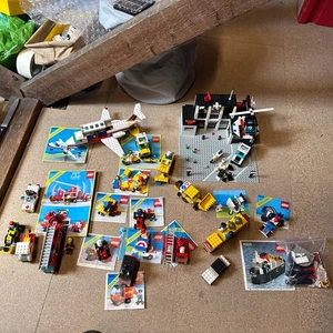 Lego Legoland Mixed Town Job Lot Sets And Instructions 1980s - Picture 1 of 9