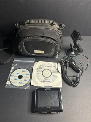 Tested Magellan Maestro 3200 Car Portable GPS Navigator System W/Pouch & Acc. - Image 1 of 4