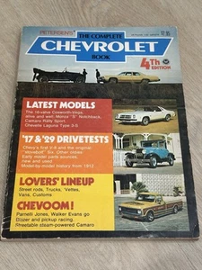 The Complete Chevrolet Book 1975 4th Edition Petersen Vintage Chevy Paperback - Picture 1 of 6