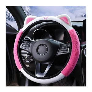 Car Steering Wheel Cover, Fluffy Soft Plush for Winter Warm, Cute Steering Wh... - Picture 1 of 6