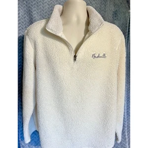 Nashville Fleece 1/4 Zip by MV Sport Gr. XXL Pullover Sherpa Spellout Outdoor - Bild 1 von 6