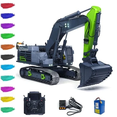 RTR 1:12 Hydraulic RC Excavator 395F Metal 6CH Valves RTR Digger Brushless Motor - Image 1 of 4