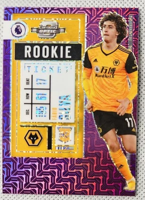 2020-21 Chronicles Fabio Silva Purple Mojo Contenders Optic Rookie Ticket SP RC - Image 1 of 2