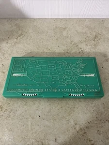 Astuccio portamatite educatore plastica sterling 1960 vintage quadrante-a-capitale - Foto 1 di 7