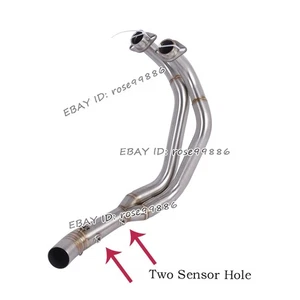 Slip For Yamaha YZF R7 FZ07 Tracer 7/GT XSR700 2025-2026 Exhaust Front Link Pipe - Foto 1 di 7