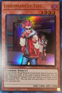 Yugioh Libromancer Fire UR 1st Ed. MP23-EN058 Near Mint - Picture 1 of 2