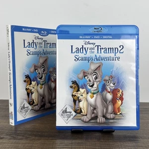 Lady and the Tramp 2: Scamp's Adventure Blu-ray/DVD Combo W/Slipcover, No Code - Picture 1 of 3
