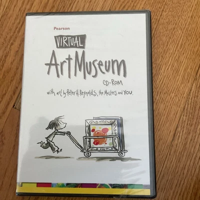 NEW SEALED Pearson Virtual Art Museum CD-ROM Windows mac Computer - Image 1 of 2
