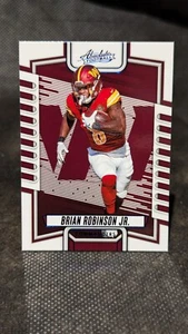 2023 Panini Absolute Brian Robinson Jr. Blue Foil #61 Washington Commanders - Picture 1 of 2