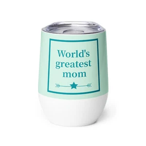 "World's Greatest Mom"" Weinbecher" - Bild 1 von 4