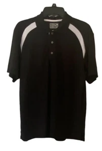Champions Tour Herren PGA Tour schwarz Golfshirt Größe Medium schwarz weiß Akzente - Bild 1 von 10