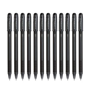 uni-Ball SX 101 Jetstream Roller Ball Pen 0.7mm, Black Body, Black Ink, Pack- 12 - Picture 1 of 6