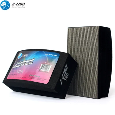 Z-LION Electroplate Diamond Polishing Hand Pad Glass Ceramic Tile Polishing Grinding