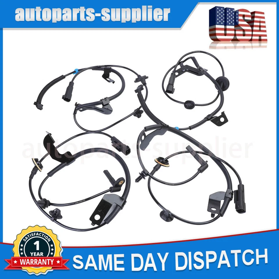 4 x Sensor de velocidad de rueda ABS delantero trasero R & L para Jeep Compass Patriot Dodge Foto 1 de 4