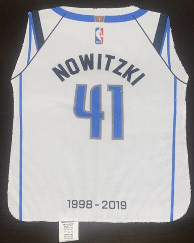 Dirk Nowitzki Commemorative Jersey Retirement Night Towel 1/5/22 41 Forever Mavs Cover